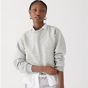 J. Crew Gray Crew Neck Sweater